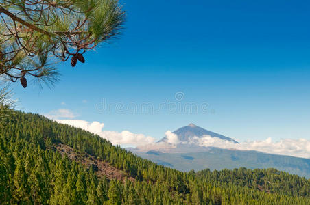 西班牙特内里费的埃尔泰德火山