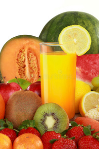 新鲜水果和果汁