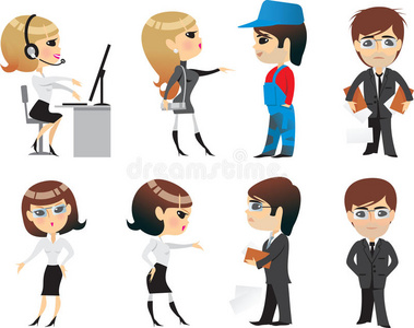 简笔画职务图片