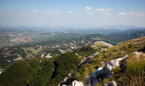 黑山的山地景观