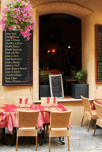 法国普罗旺斯街头餐厅