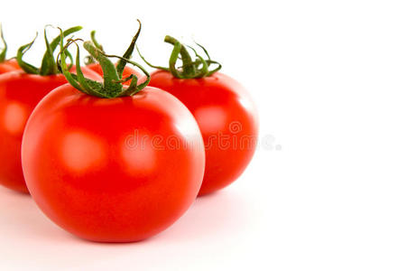 白底西红柿。