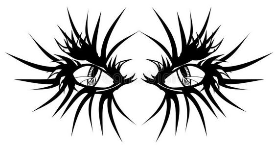 恶魔眼魔鬼眼纹身照片