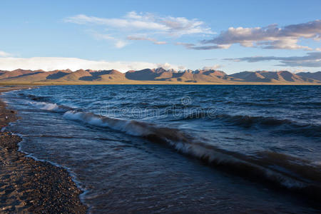 南措湖清晨照片