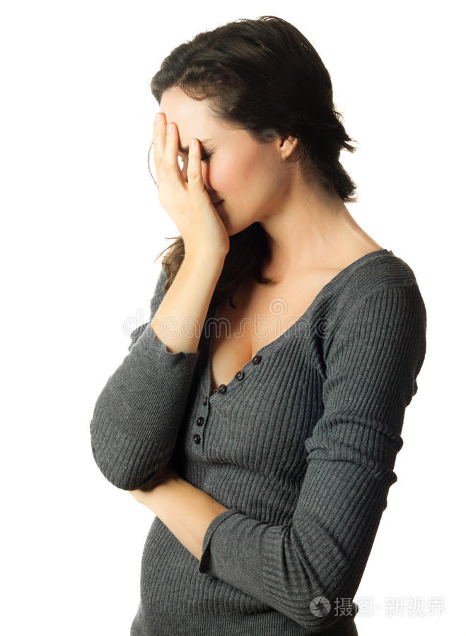 伤心沮丧的女人