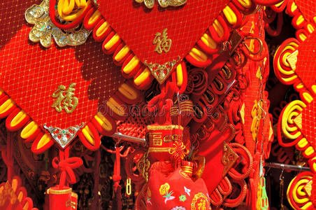 中国新年的吉祥装饰