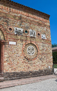 蓬博萨修道院。科迪戈罗。埃米利娅罗曼尼亚。意大利。