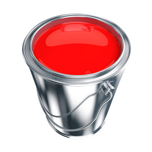 用红漆漆罐