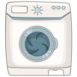 卡通应用洗衣机图片