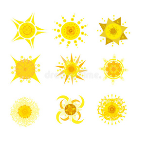 太阳创意图标图片