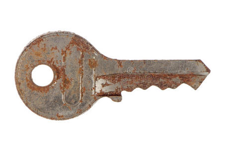 生锈的旧钥匙