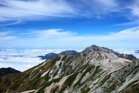 生态学 岩石 美丽的 观光 美女 徒步旅行 阿尔卑斯山 旅游业