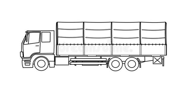 篷布重型卡车