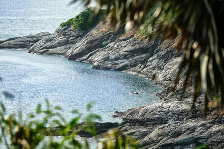 普吉岛美丽的热带海滩。泰国