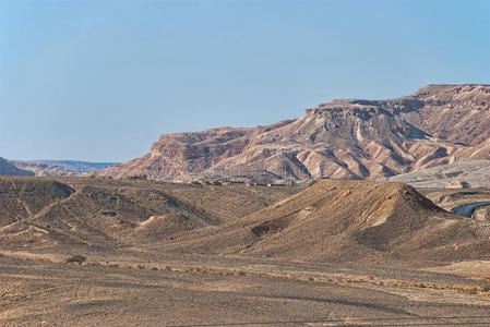 以色列内盖夫沙漠的山脉