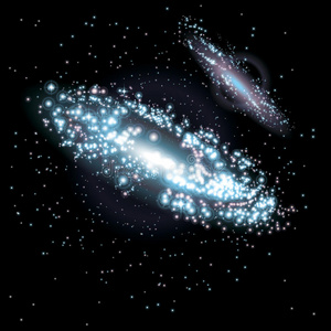 科学 明星 未来 天文学 繁星 紫色 插图 深的 灰尘 自然