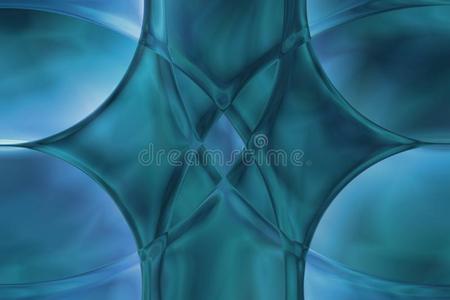 抽象蓝水晶纹理