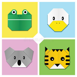 折纸动物头3照片