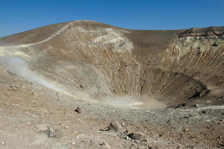 火山口全景图。