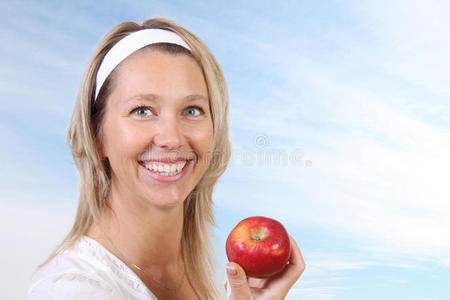 女人和苹果