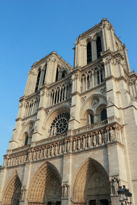 法国巴黎哥特式圣母院