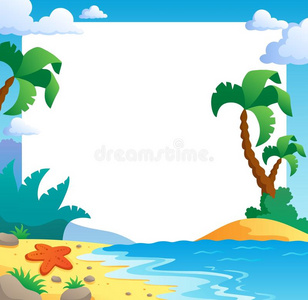 海滩主题框架1