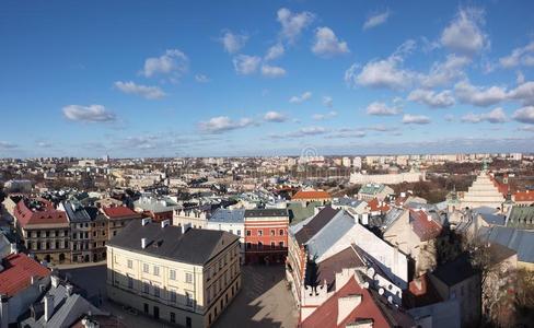 波兰卢布林古城全景