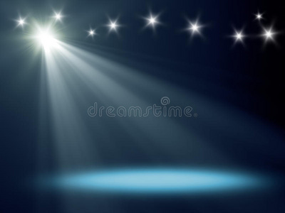 灯光氛围聚焦舞台图片