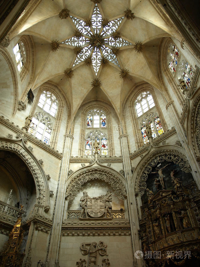 布尔戈斯哥特式大教堂细节