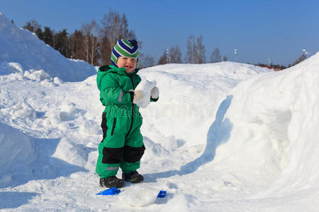 雪地建筑