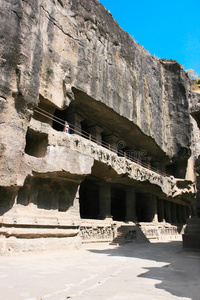 埃洛拉古寺正面