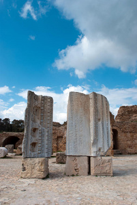 迦太基遗址，罗马字母