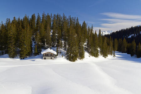 雪地木屋