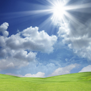 天空和阳光照片