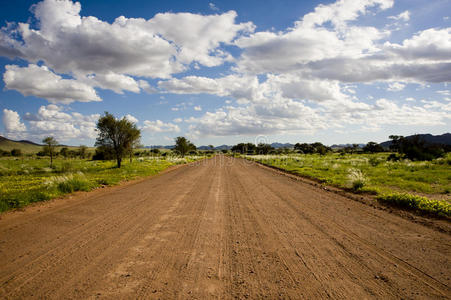 纳米比亚土路照片