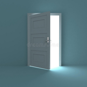 白光莹半开的白光门照片