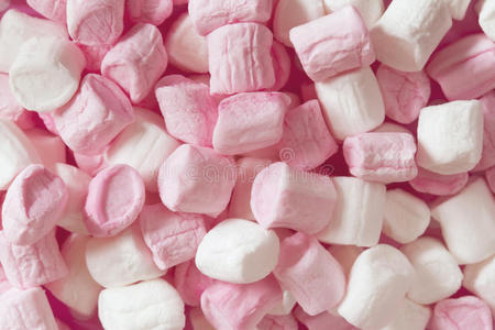 柔和的 迷你 照片 棉花糖 框架 粉红色 糖果 食物 软的
