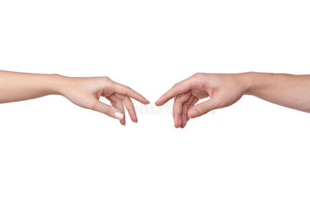 两只手互相伸手照片