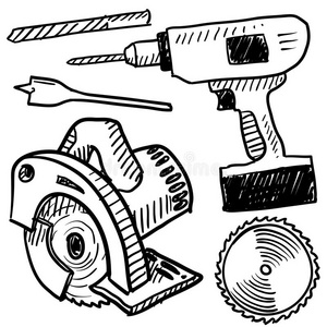 电动工具示意图图片