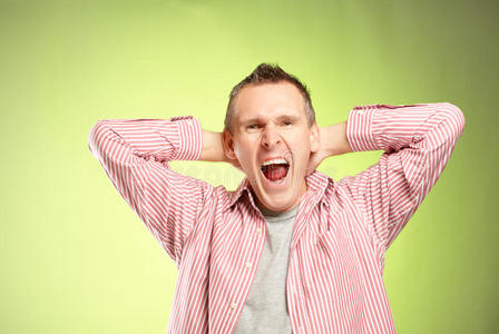 绝望人大声尖叫图片