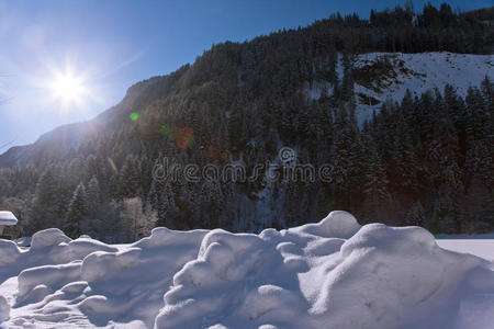 冬季奥地利景观