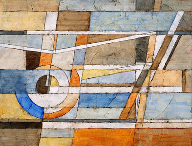 画用明亮的红色刷子笔触在白色很好我在画布上抽象画几何抽象画曲线画