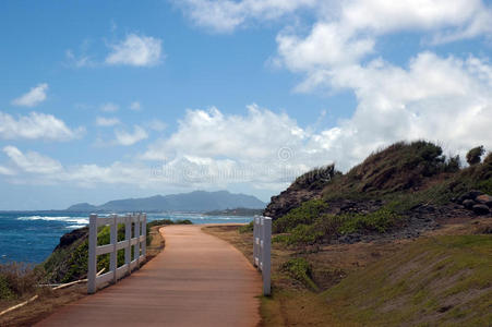 海滩步行道