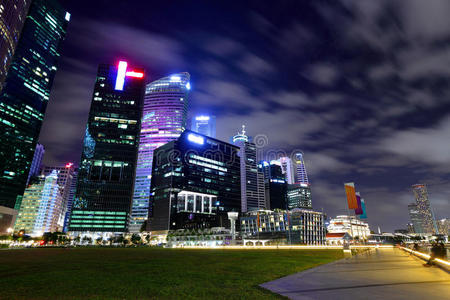 晚上的新加坡