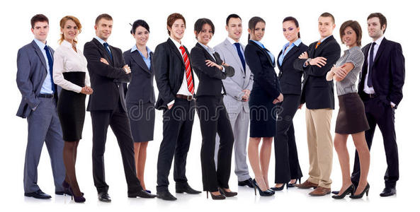 成功的快乐商业团队照片