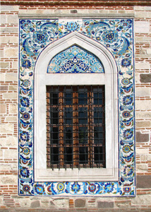 konak camii清真寺的窗户