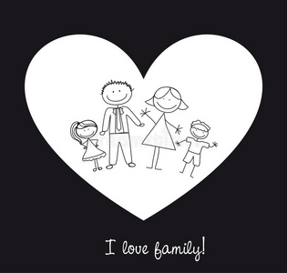 我爱家庭照片
