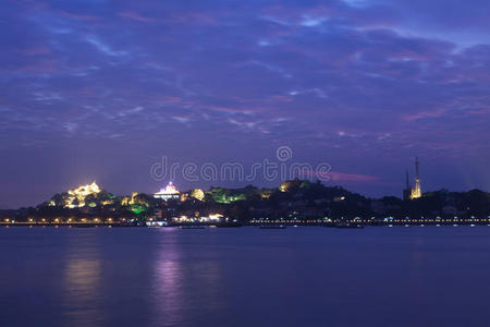 夕阳下的厦门鼓浪屿图片