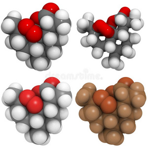 青蒿素分子图片