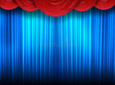 剧院的现代窗帘